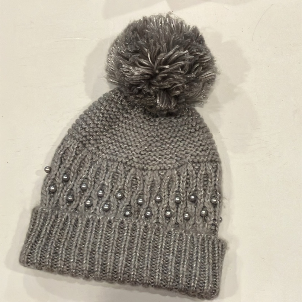Betsey Johnson | Beaded Beanie Crocheted Sock Cap